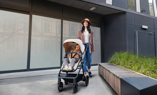 KINDERKRAFT Kočík kombinovaný 3v1 Newly Moonlight grey + Mink PRO