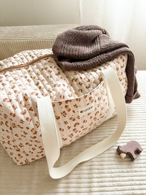 Borsa da weekend per mamme, Leopardo