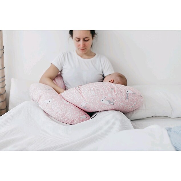 Univerzálny dojčiaci vankúš v tvare C New Baby cappuccino 285 x16