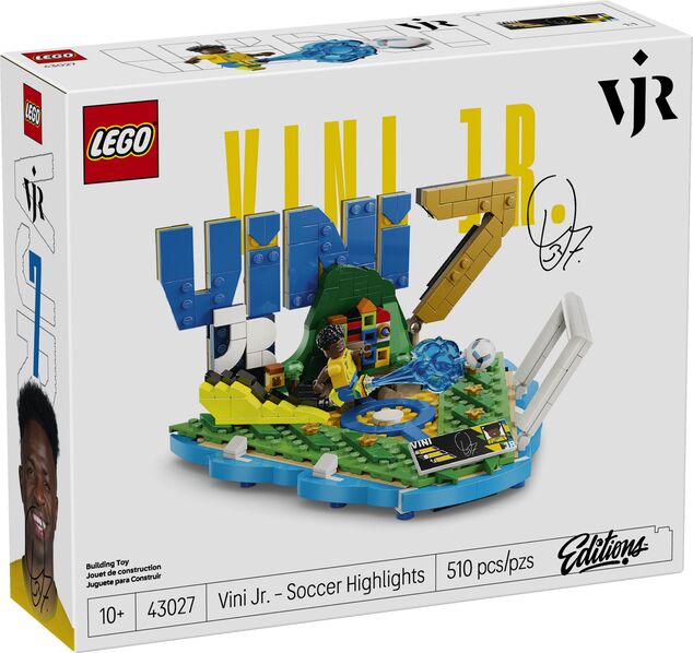 LEGO® Editions 43027 Vini Jr. – Hviezdne momenty futbalu