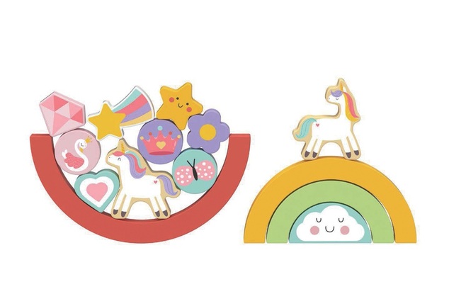 2Kids Toys Balančné puzzle Unicorn 2 v 1