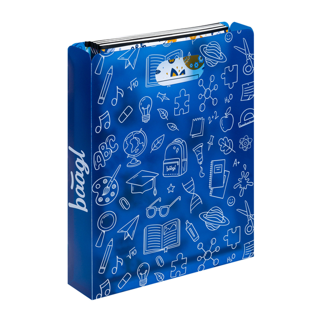 BAAGL Kunststoffmappen für Schulhefte School blau