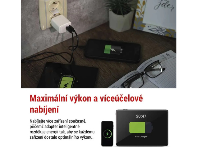 Sieťový USB adaptér (zdroj) GaN PD 35W
