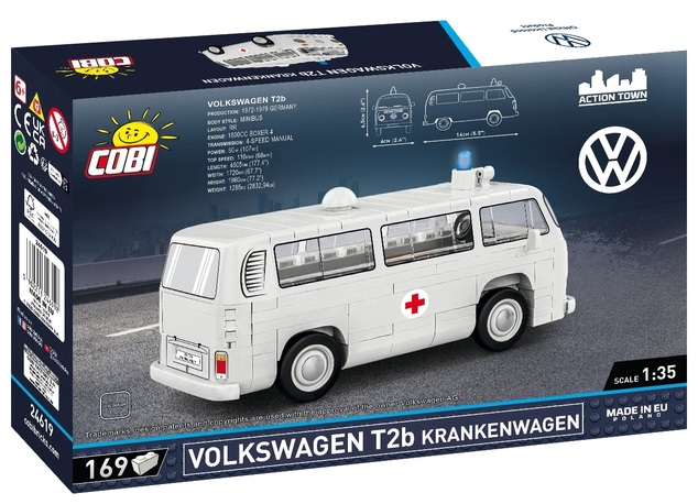 Cobi Volkswagen T2a Sanitka, 1:35, 172 k