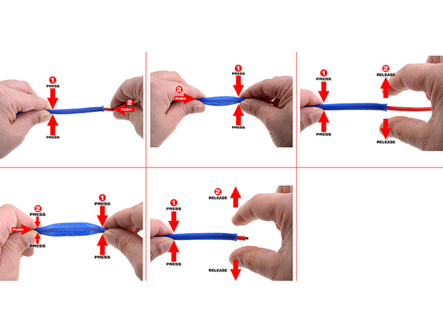 Ochranný káblový oplet 6mm čierny (1m)