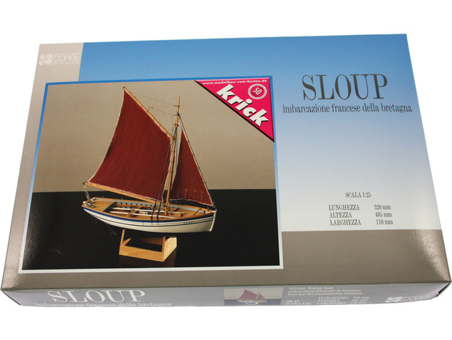 COREL Stĺp rybárska loď 1:25 kit