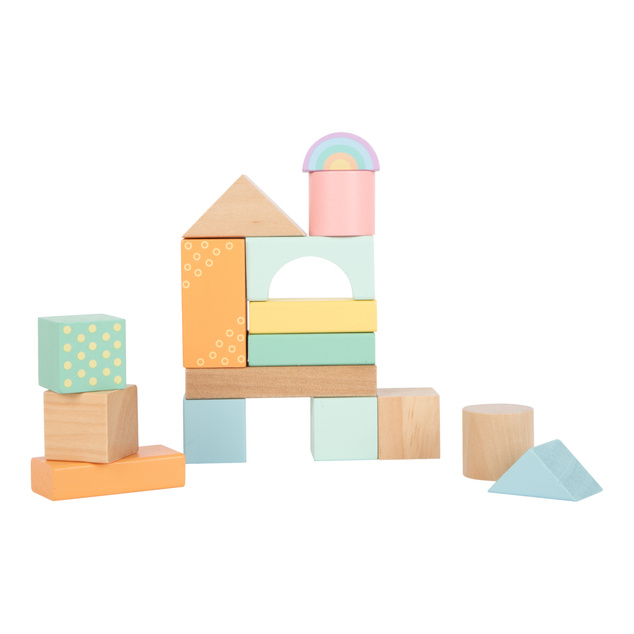 Mala noga Pastel drvene kocke 50 kom