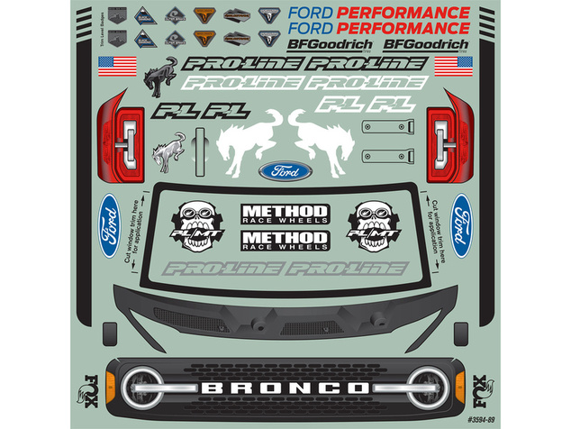 Pro-Line karoséria 1:8 2021 Ford Bronco (Maxx, E-Revo 2.0)