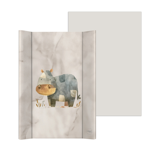 Ceba Cambiador 2-bordes suave (50x70) Basic Cosy Hippo