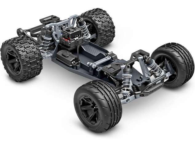 Traxxas Rustler 1:10 VX3 RTR čierny