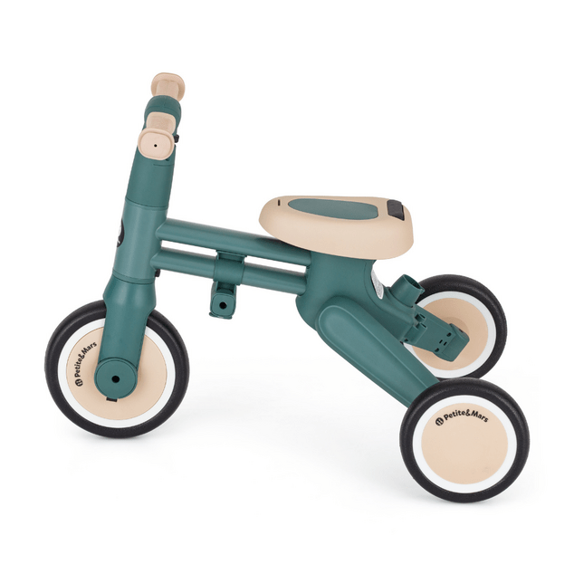 PETITE&amp;MARS Tricycle multifonction 4 en 1 Drift Misty Green