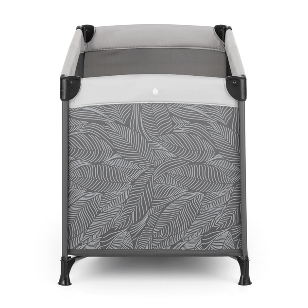 PETITE&amp;MARS Postieľka cestovná Nyja Urban Jungle Charcoal