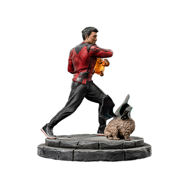 Iron Studios Shang-Chi és a Tíz Gyűrű Legendája - Shang Chi &amp; Morris Szobor 1/10