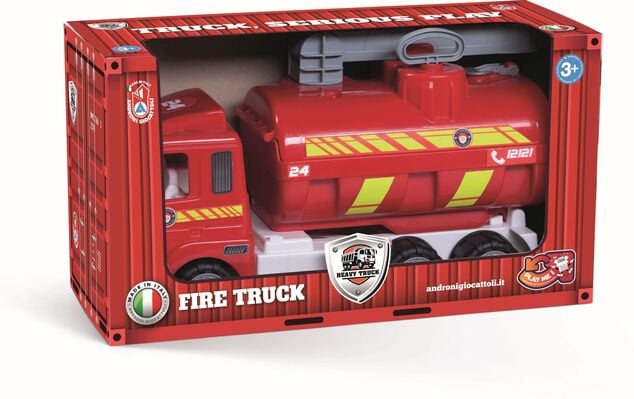 Androni Heavy Trucks camion dei pompieri con pompa funzionante e ruote gommate