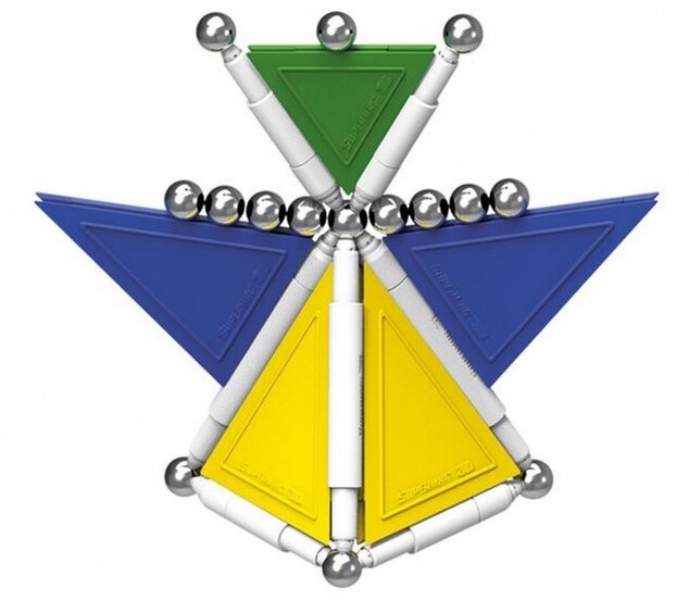 SUPERMAG magnetická stavebnica Tags primary 116ks
