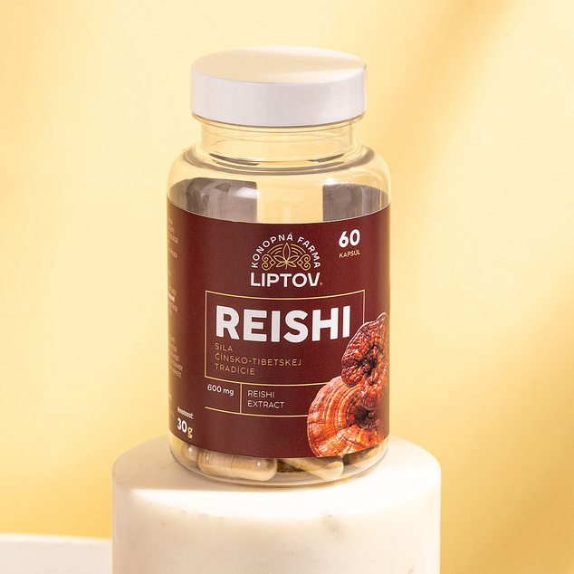 Reishi 60 kapsúl (600mg extraktu / kapsula)