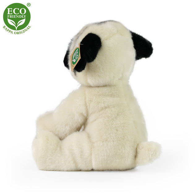 Câine pug de pluș 30 cm ECO-FRIENDLY