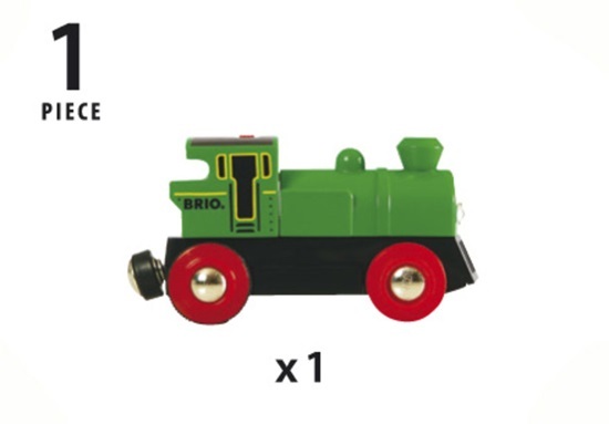 Brio lokomotíva zelená - Elektrická