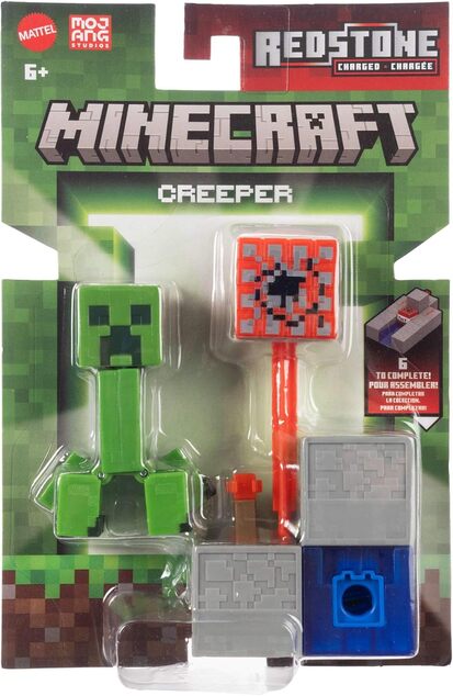 Mattel MINECRAFT® Redstone Charged figura CREEPER 9cm