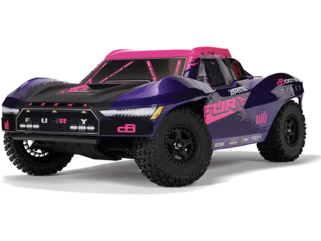 Arrma Fury 223S BLX 2WD 1:10 RTR DSC fialová