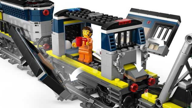 LEGO® City 60508 Jaf în trenul de poliție