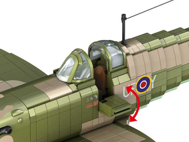Brick System REVELL 00962 - Iron Maiden Spitfire MK.II Aces High (1:18)