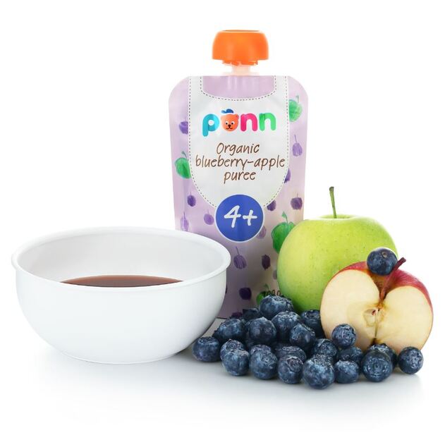 SALVEST Ponn BIO Jablko s čučoriedkami (100 g)