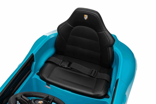 Elektrické autíčko RUF GT 12V, modré, Otváracie dvere, 2.4 GHz diaľkové ovládanie, LED sve