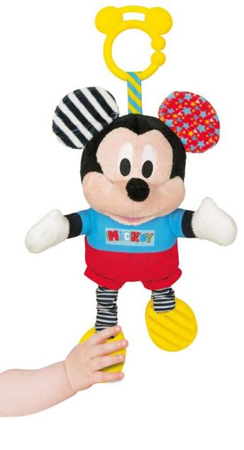 Clementoni Mickey plyšový so zvukmi a úchytom