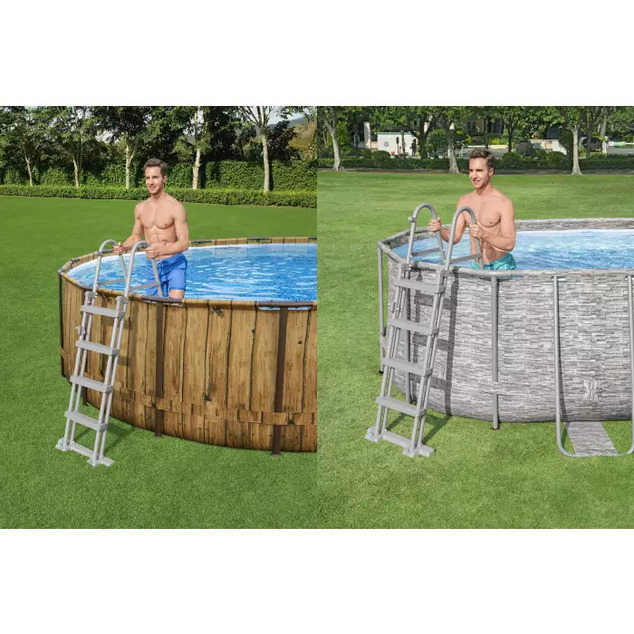 Bestway Escalera de seguridad Flowclear 1.22m