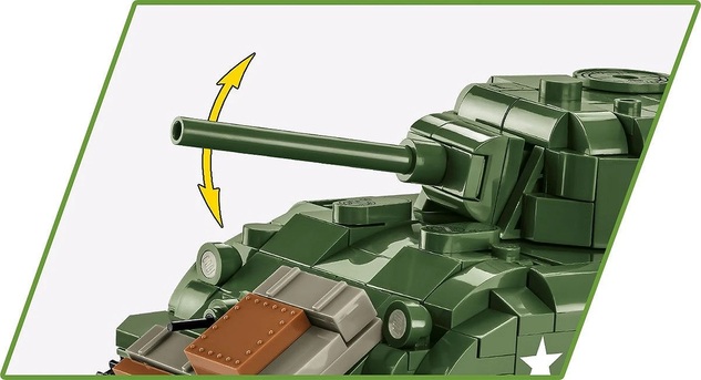 Cobi II WW M4A1 Sherman, 1:35, 663 k, 2 f