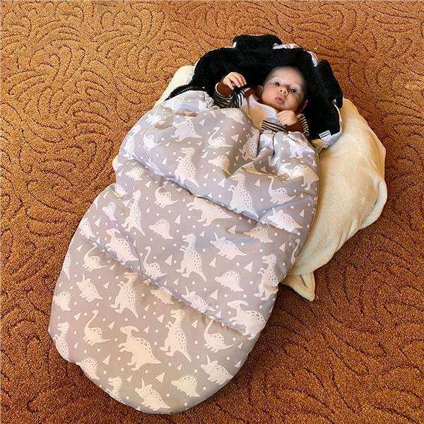 Luxusischer Fußsack New Baby Elefanten