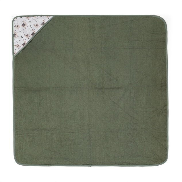 PETITE&amp;MARS Bambus-Handtuch mit Kapuze Loulou Llama Vibes 100 x 100 cm