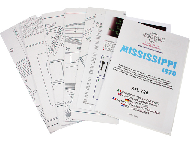 Mantua Model Mississippi 1:50 kit