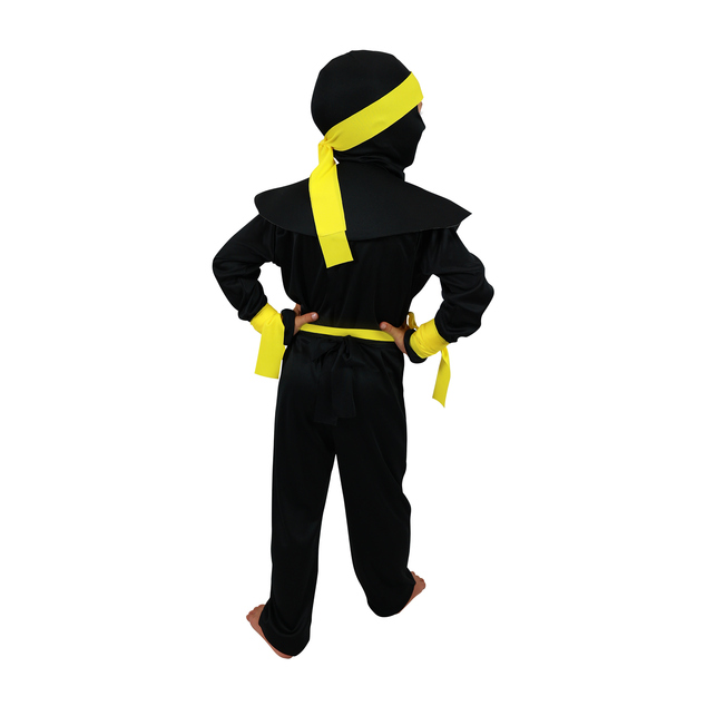 Detský kostým žltý ninja (S)