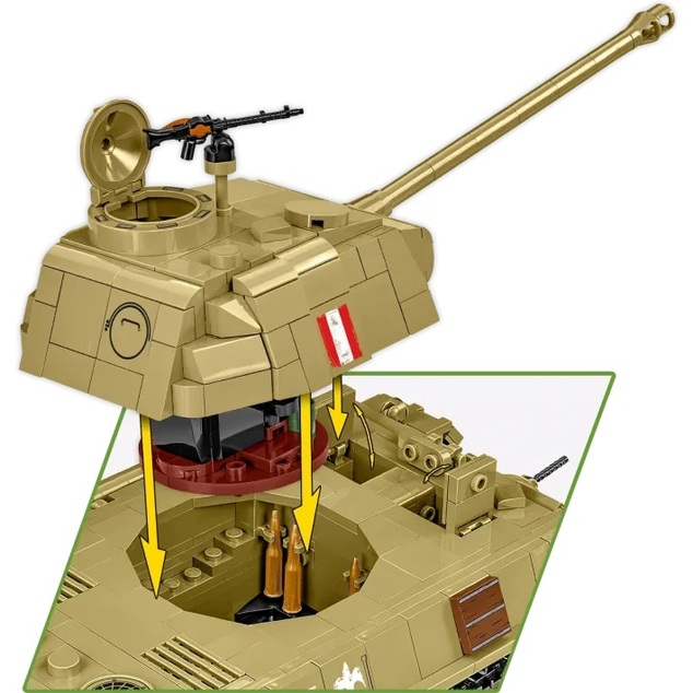 Cobi II WW Panzer V Panther Ausf. G "Pudel", 1:28, 1133 k, 2 f