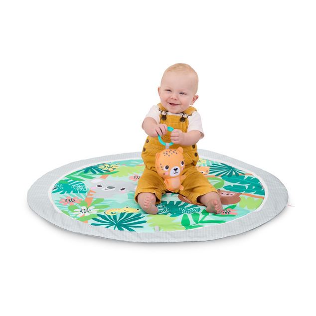 BRIGHT STARTS Deka na hranie s aktivitami Wild Rainforest™ FoldAway™ 0m+