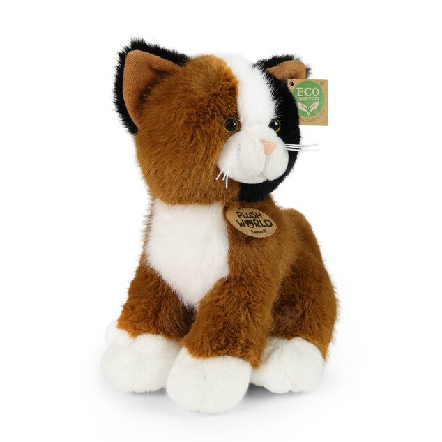 Gatto di peluche 20 cm ECO-FRIENDLY PLUSH WORLD