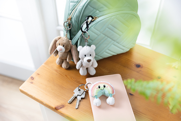 NICI kľúčenka Medveď Finni 10cm, GREEN