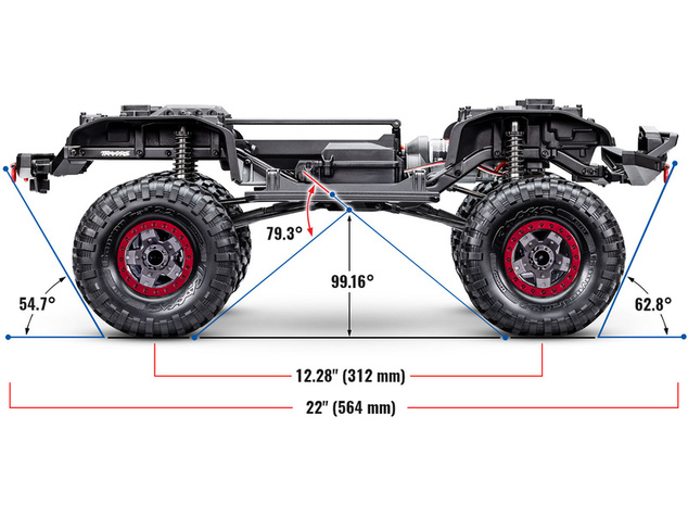 Traxxas TRX-4 Sport High Trail Edition 1:10 RTR sivá