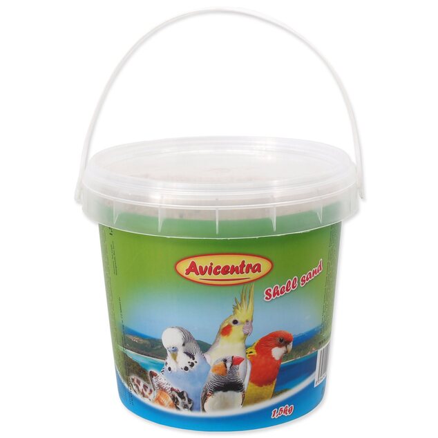 Piesok Avicentra s drvenými mušľami 1,5kg