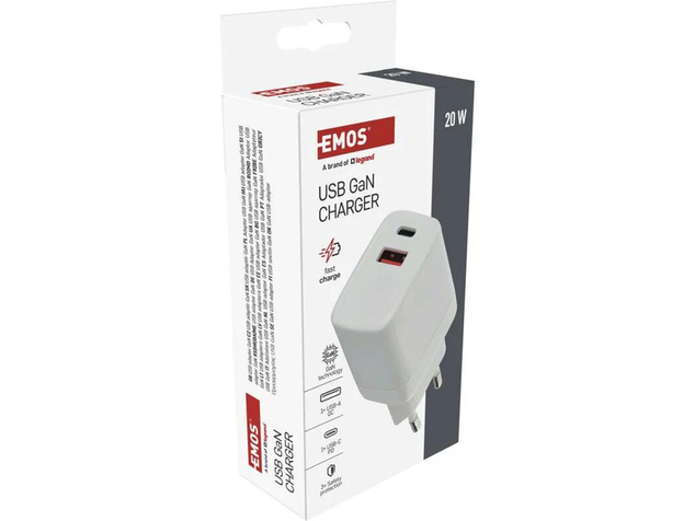 Sieťový USB adaptér (zdroj) GaN PD 20W