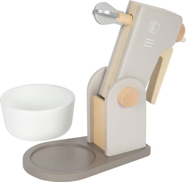 small foot Drevený kuchynský robot 2 v 1 Tasty sivý