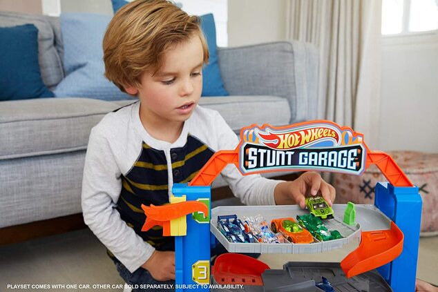 Hot Wheels City prenosná garáž