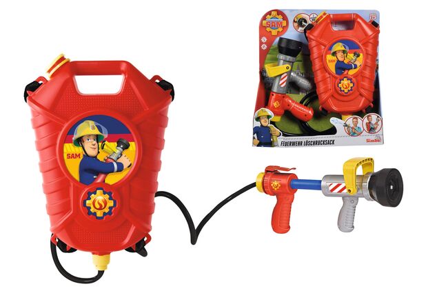 Simba Fireman Sam Hasiaca sada na chrbát
