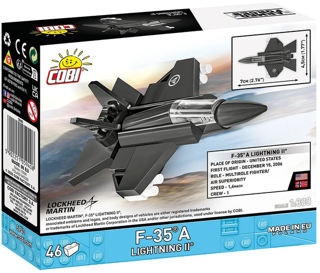 Cobi Forțele Armate Lockeed Martin F-35A Norvegia, 1:300, 47 k