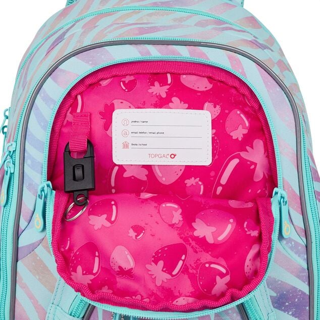 Školský batoh Dúhová zebra Topgal LYNN 25007