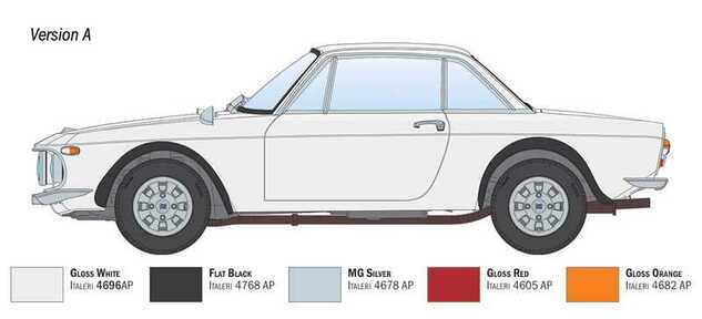 Model Kit avto 3619 - Lancia Fulvia coupé 1.6 HF "Fanalone" (1:24)