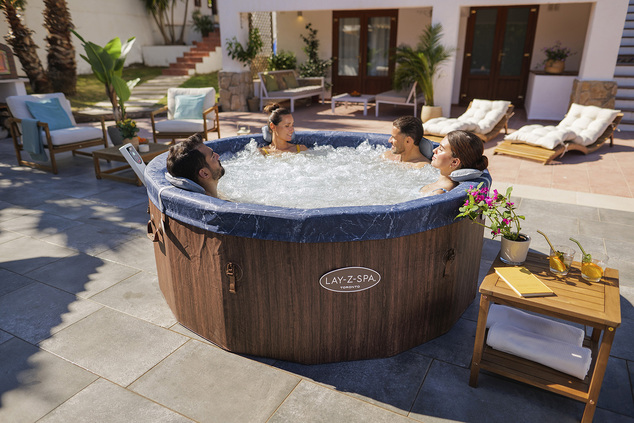 Bestway 6001W Pezsgőfürdő LAY-Z-SPA®Toronto AirJet™ 6 személyre (Energiatakarékos) 190 x 70 cm