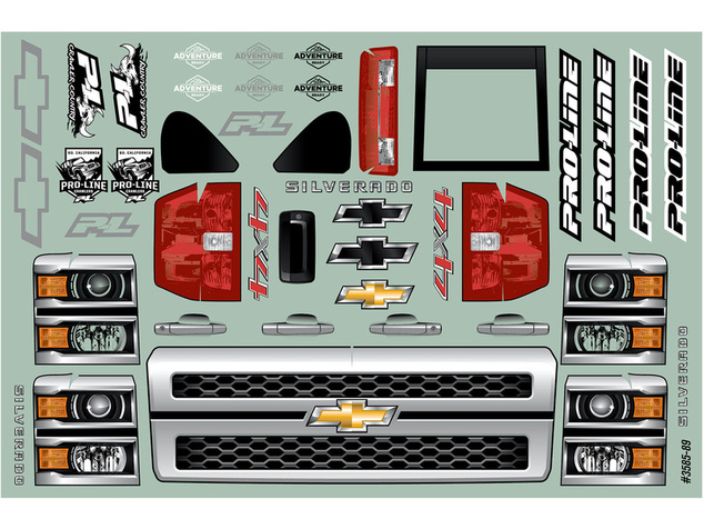 Pro-Line karoséria 1:10 Chevrolet Silverado Prerunner 2015 (313mm)